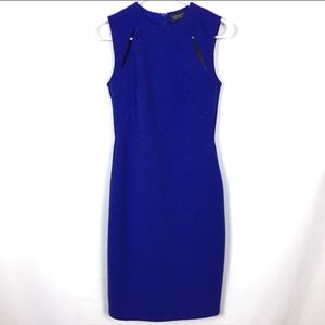 Top shop cobalt blue body con dress size 4